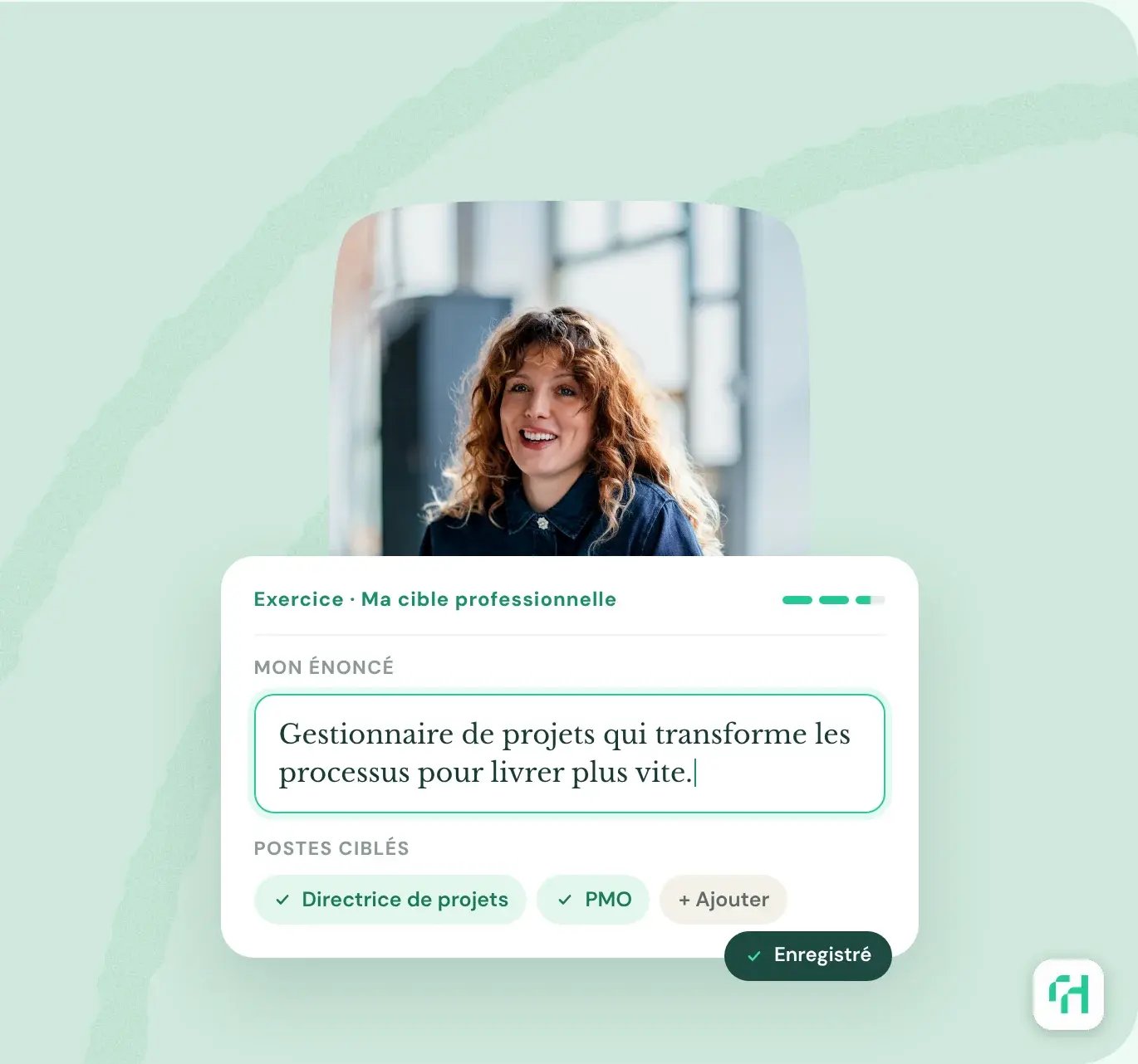 Exercice guidé sur la cible professionnelle
