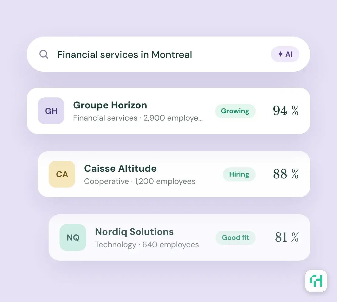AI-powered employer search